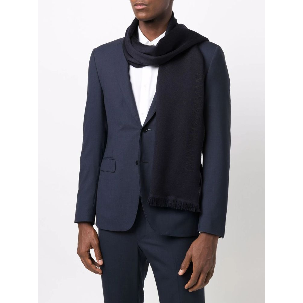 'Frayed-Hem' Wollschal für Herren