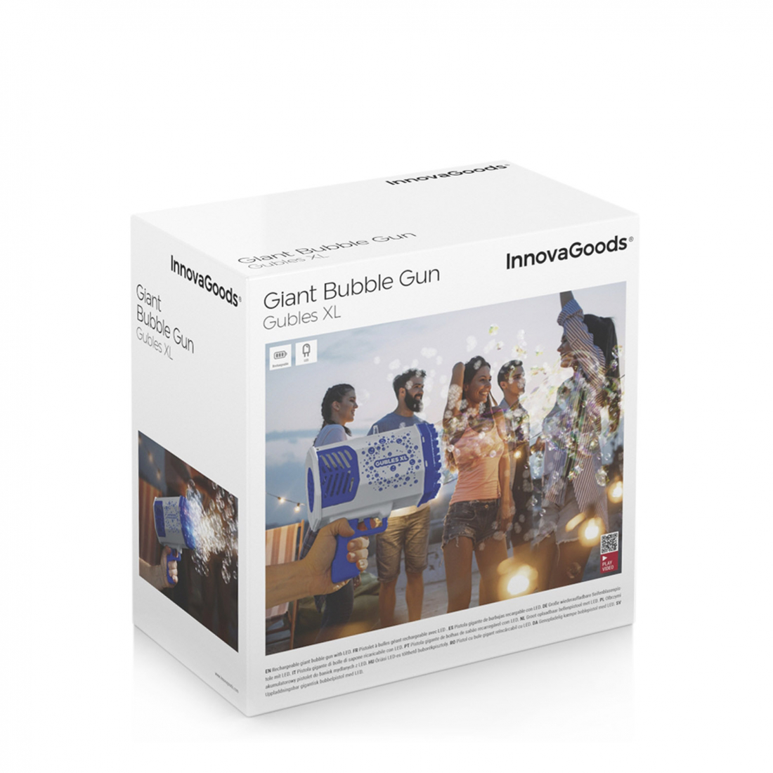 Riesige Blasenpistole
