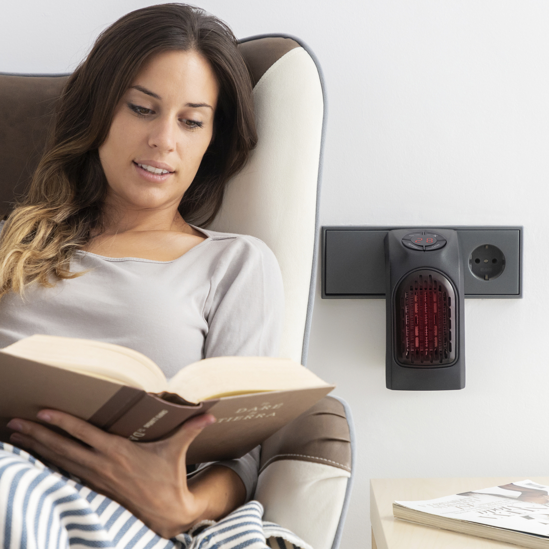 Mini-Chauffage Portable pour Prise Heatpod 400 W