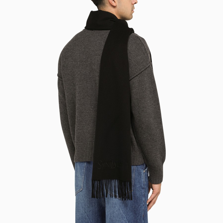 Écharpe en cachemire  'Logo Embroidered' pour Hommes