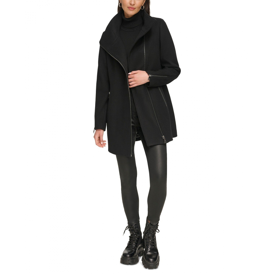Manteau 'Asymmetrical Zip' pour Femmes