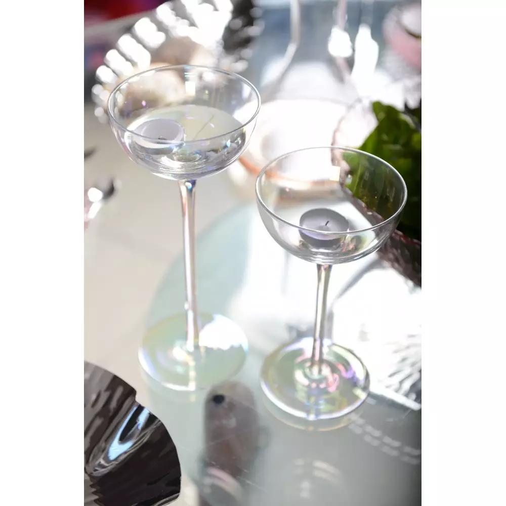 Mother-Of-Pearl Candle Holders - Set Of 3