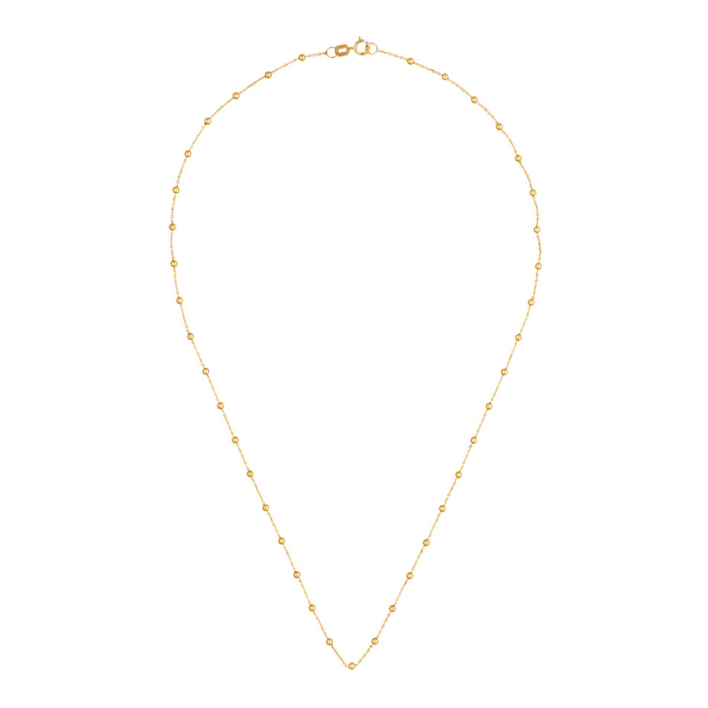 Chaîne boules en Or Jaune 375/1000 43cm