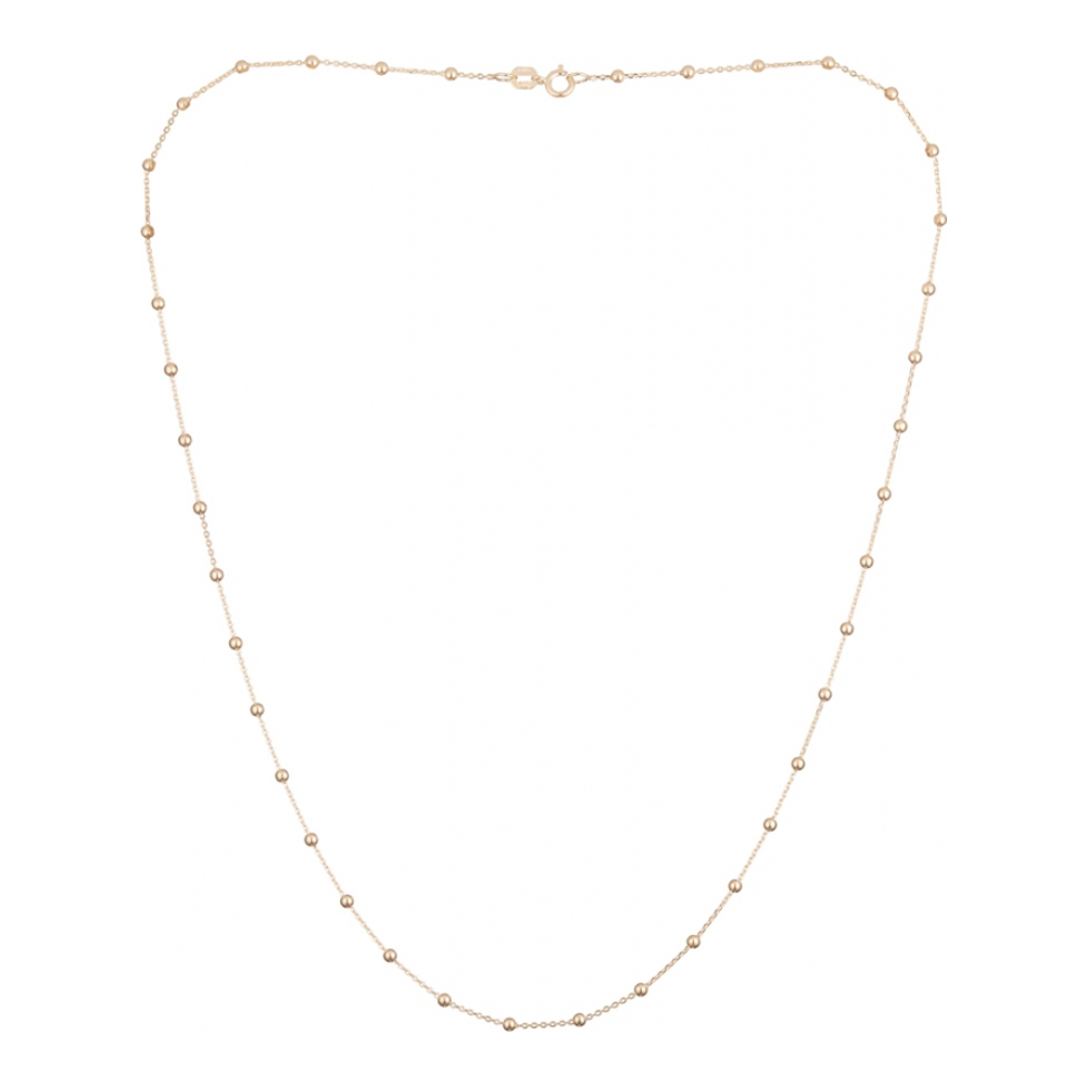 Chaîne boules en Or Jaune 375/1000 43cm