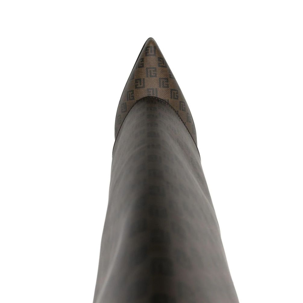 Women's 'Ariel Monogram Folded' High Heeled Boots