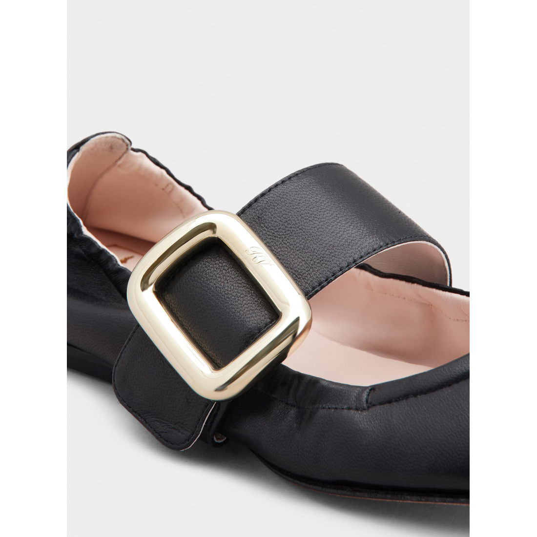 Women's 'Viv' Choc Metal Buckle Babies' Ballerinas