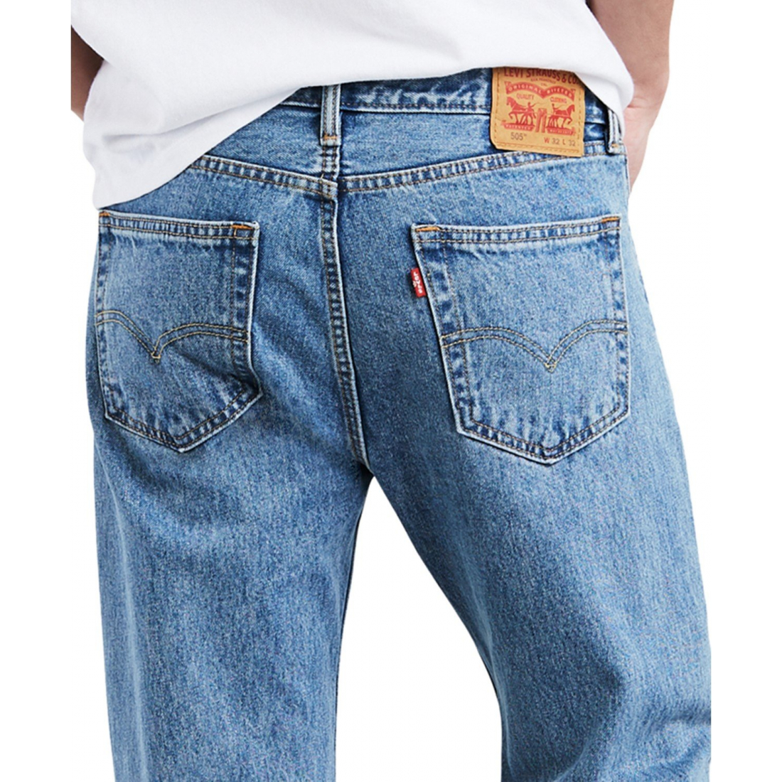 Jeans '505™ Regular Fit Non-Stretch' pour Hommes