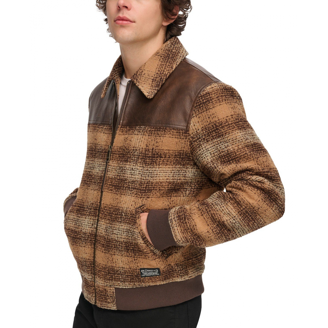 Blouson bomber 'Plaid' pour Hommes