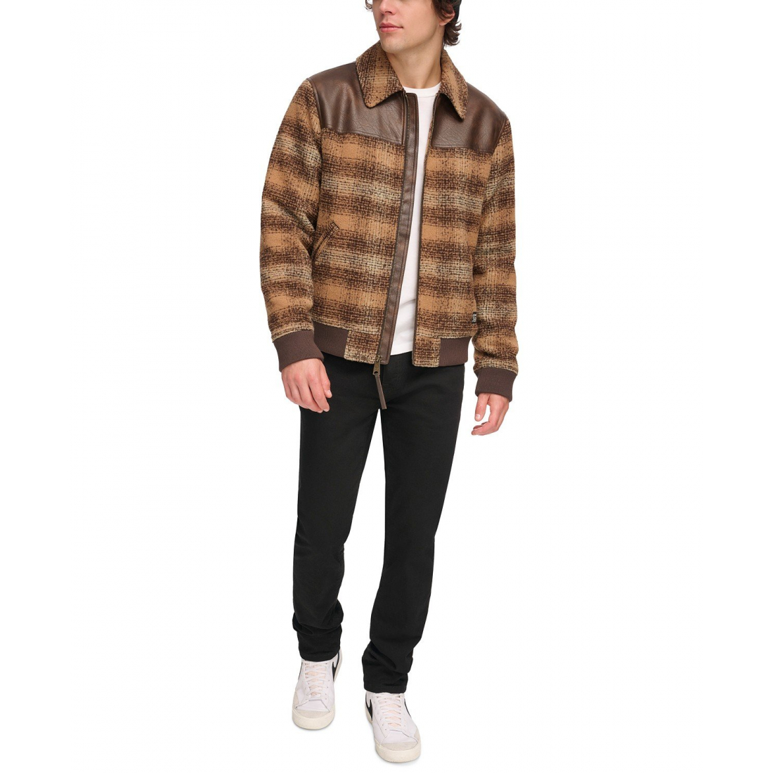 Blouson bomber 'Plaid' pour Hommes