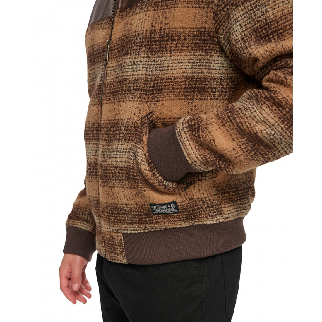 Blouson bomber 'Plaid' pour Hommes