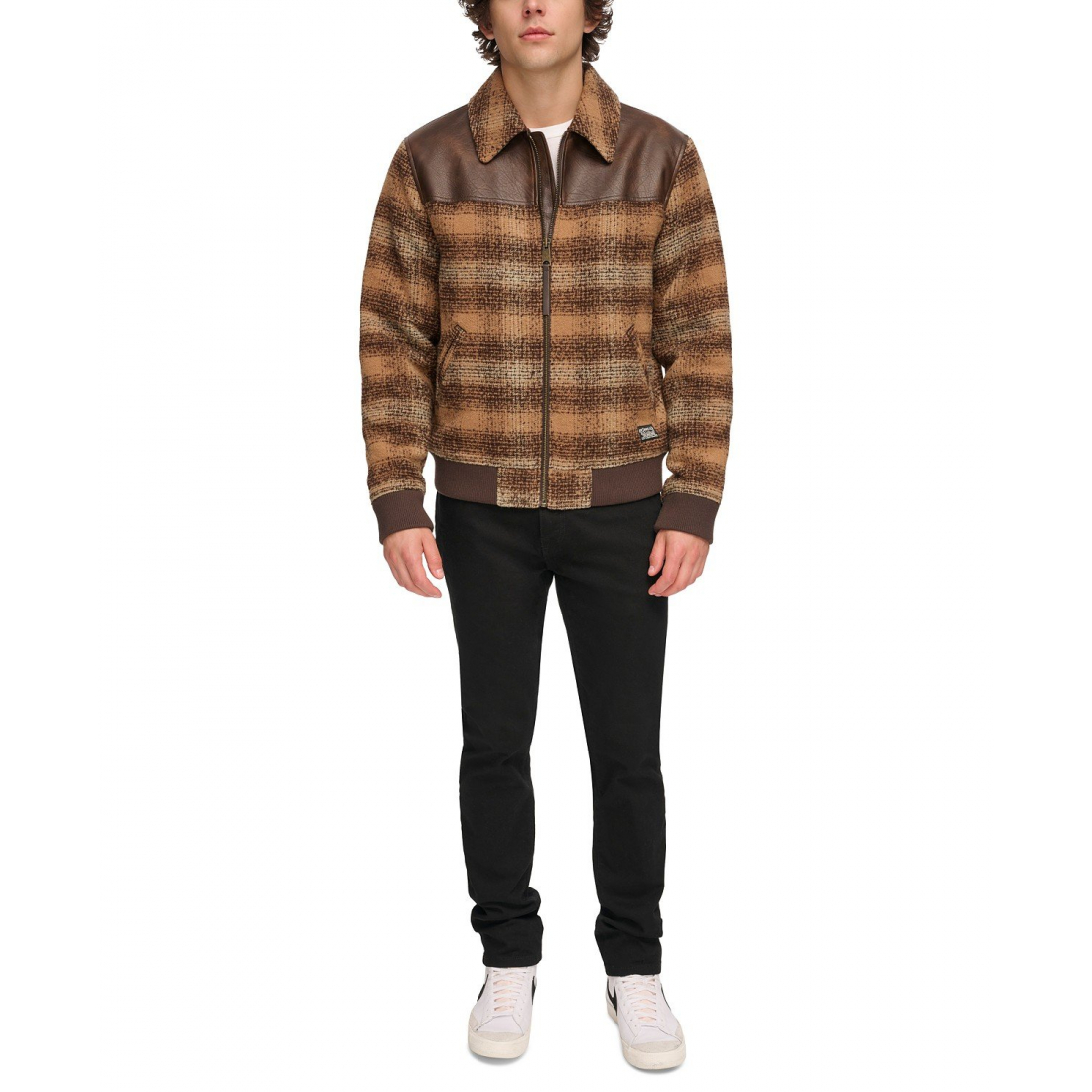 Blouson bomber 'Plaid' pour Hommes