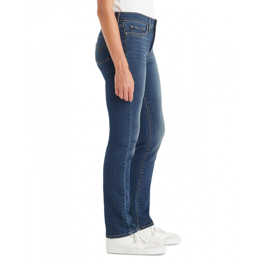 Jeans '314 Shaping Slimming Straight Leg Mid Rise' pour Femmes