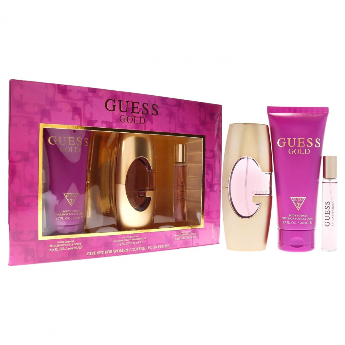 Coffret de parfum 'Gold' - 3 Pièces