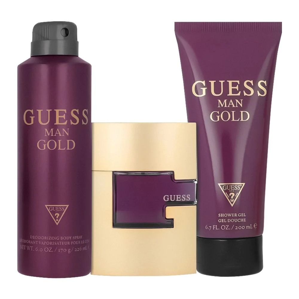 Coffret de parfum 'Gold Man' - 3 Pièces