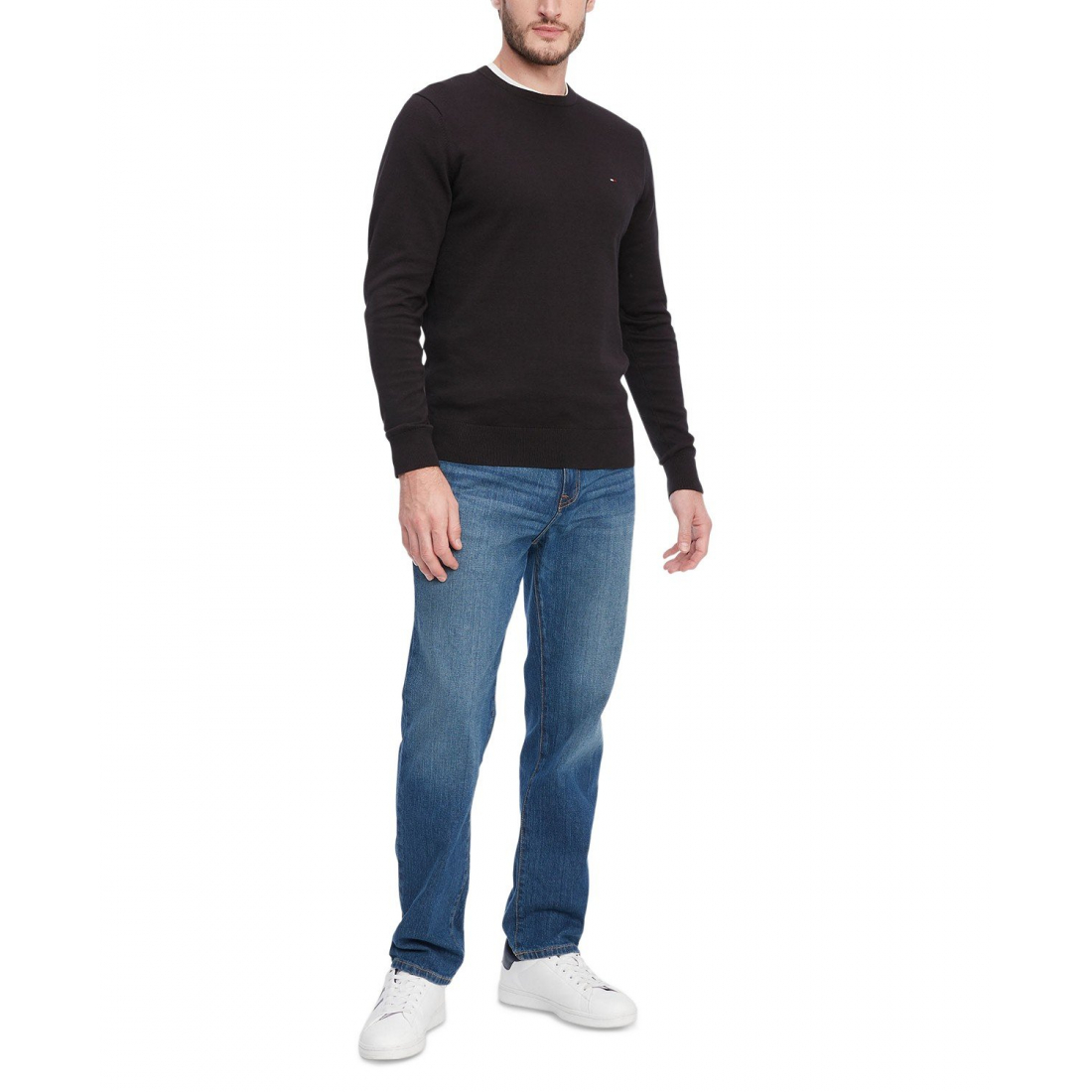 Pull 'Essential Solid Crew Neck' pour Hommes