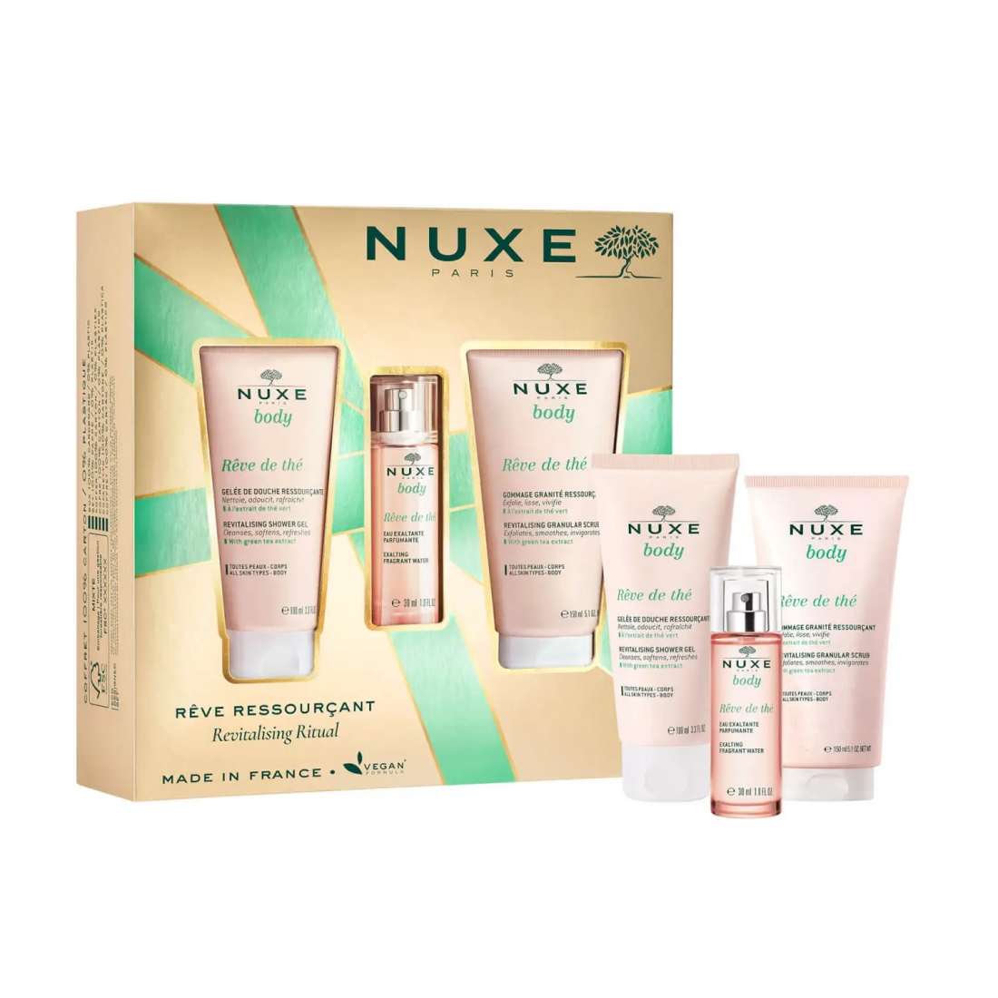 'Rêve De Thé Ressourçante' Body Care Set - 3 Pieces