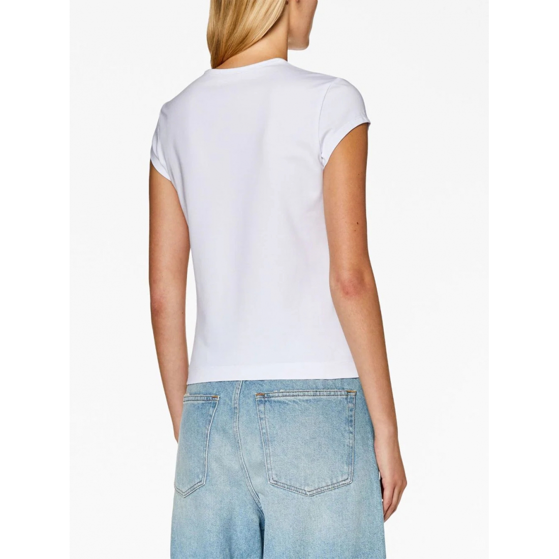 T-shirt 'T Angie Cut Out Logo' pour Femmes