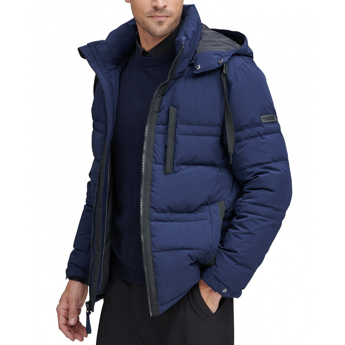 'Huxley Crinkle with Removable Hood' Daunenjacke für Herren