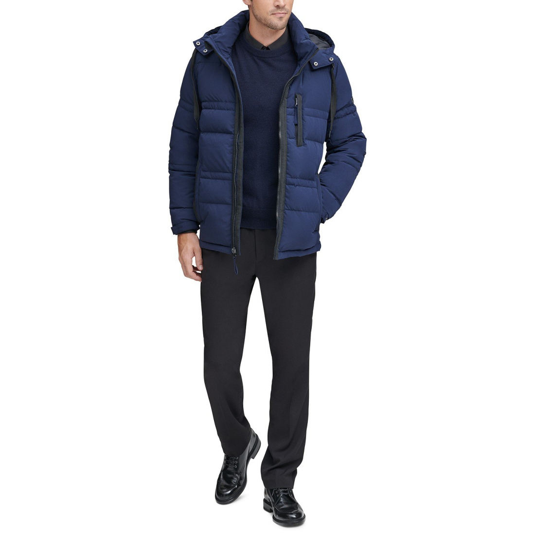 'Huxley Crinkle with Removable Hood' Daunenjacke für Herren