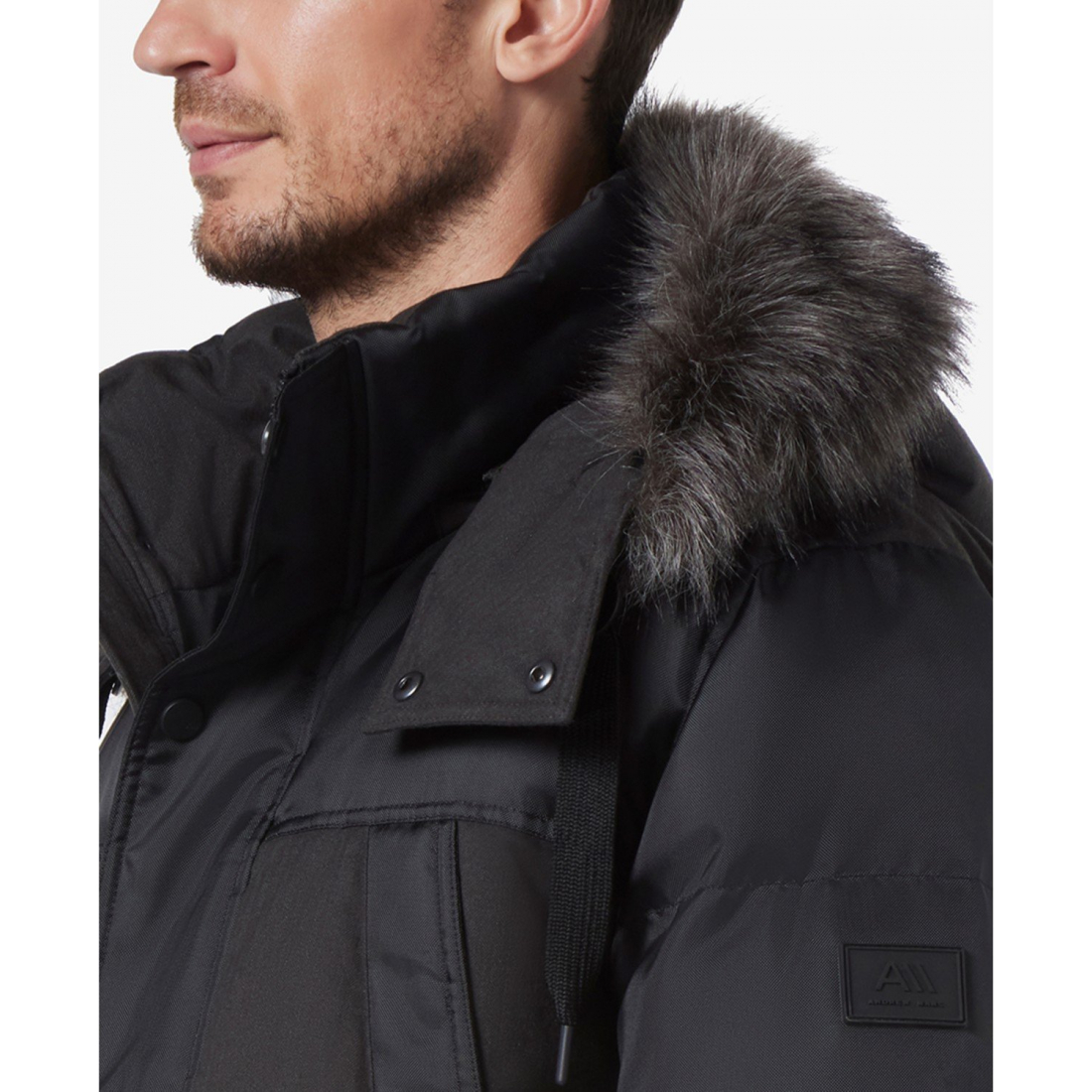 Men's 'Tripp Oxford Poly & Faux Wool Combo Down' Parka