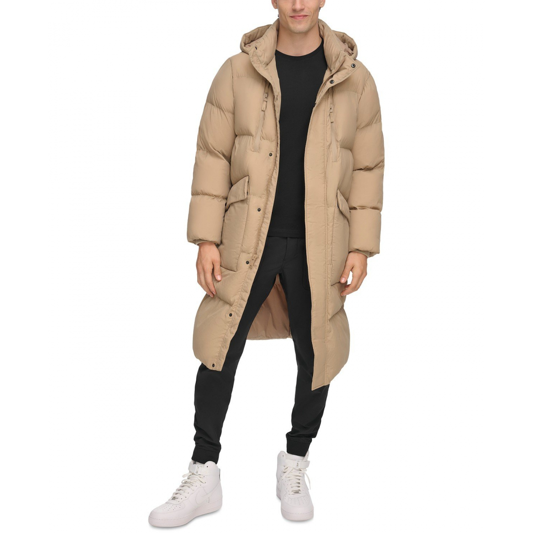 Men's 'Quilted Hooded Duffle' Parka