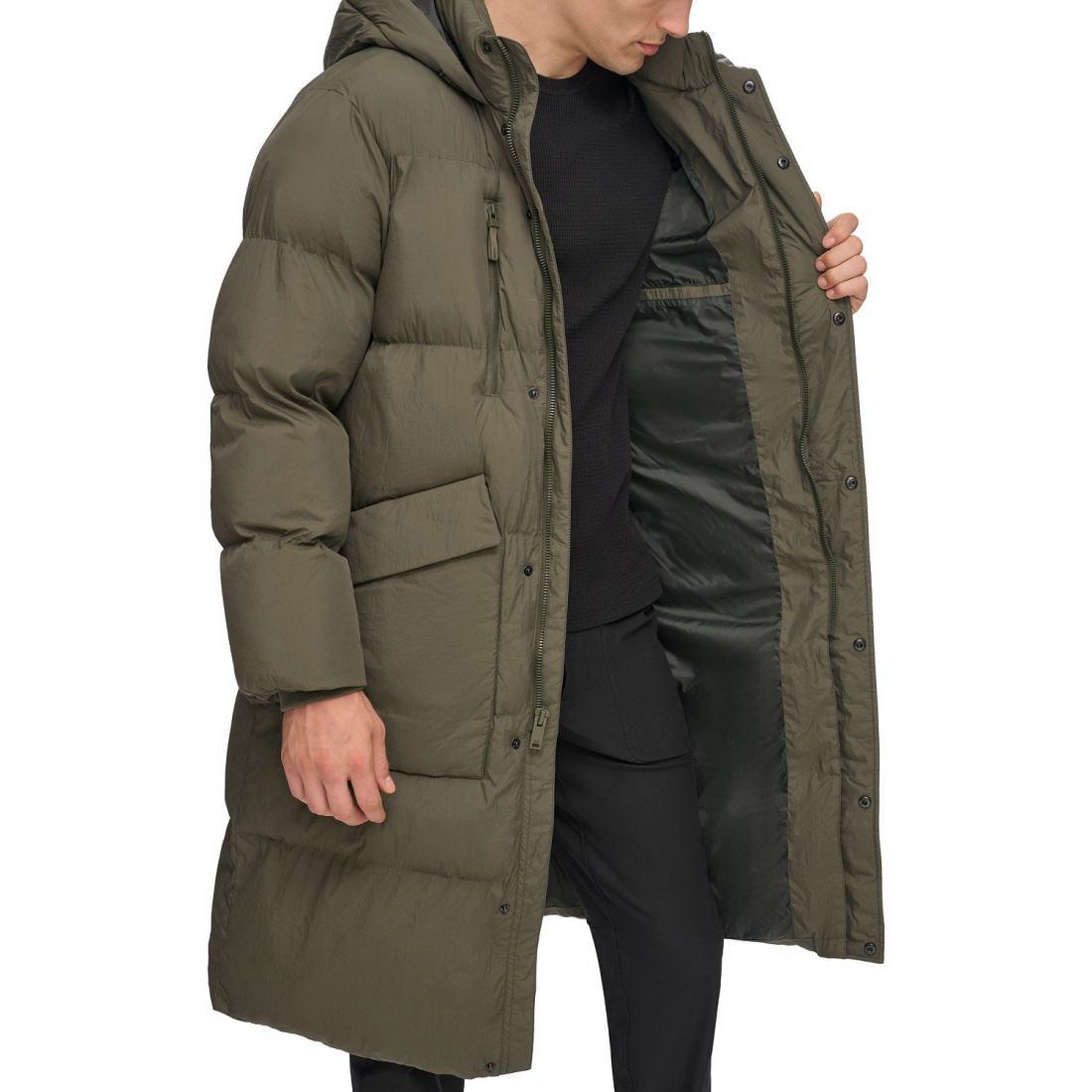 Men's 'Quilted Hooded Duffle' Parka