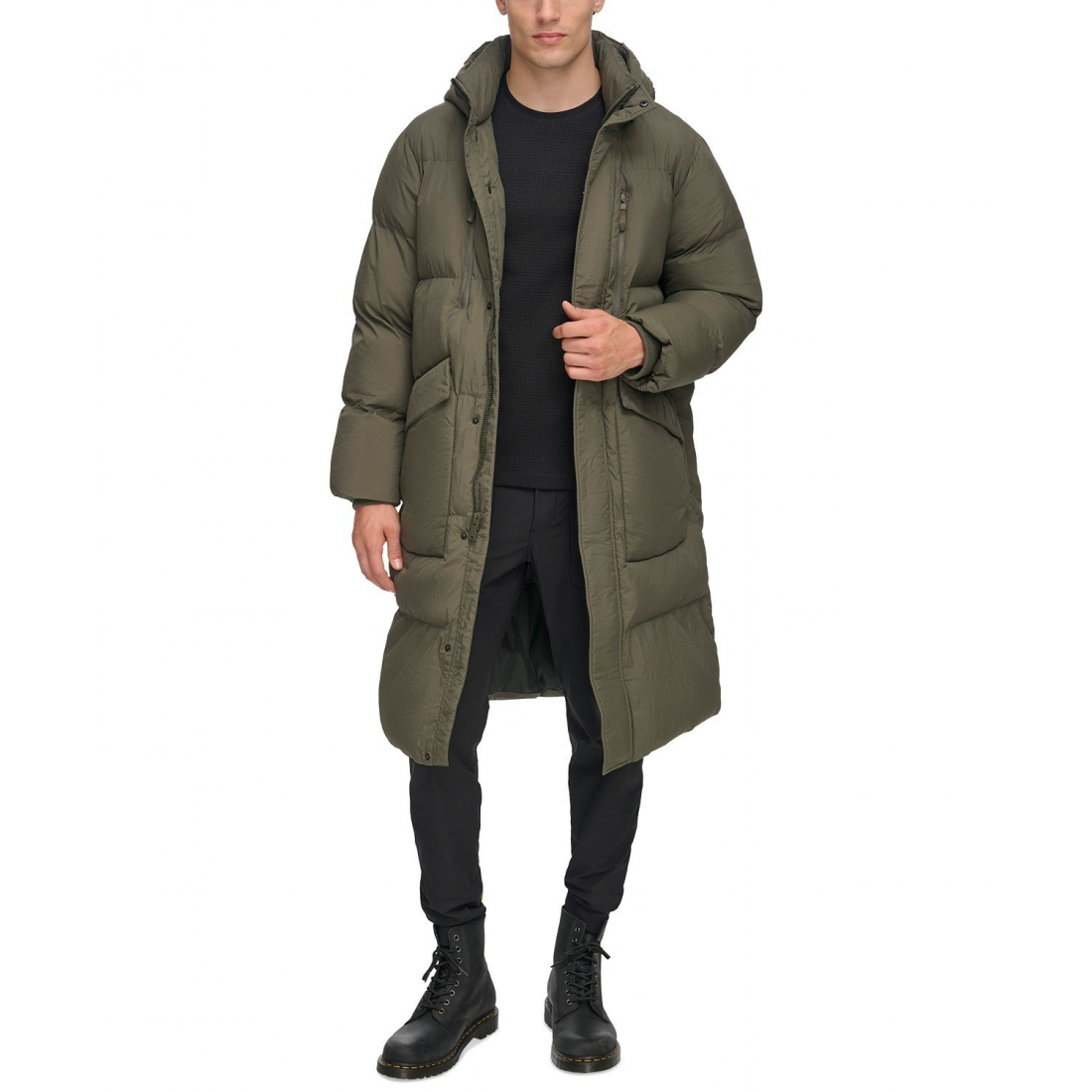 Men's 'Quilted Hooded Duffle' Parka