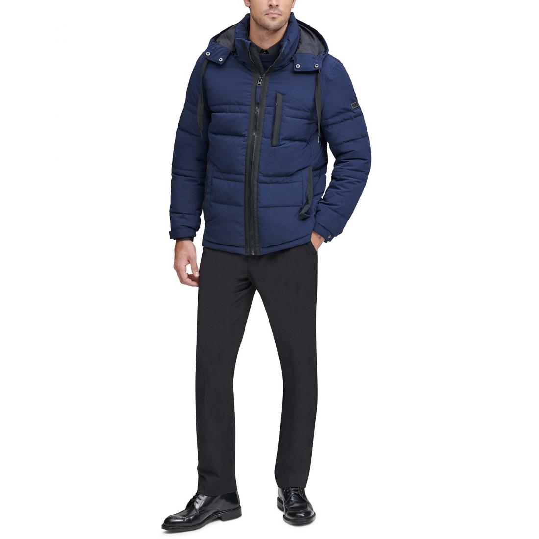 'Huxley Crinkle with Removable Hood' Daunenjacke für Herren