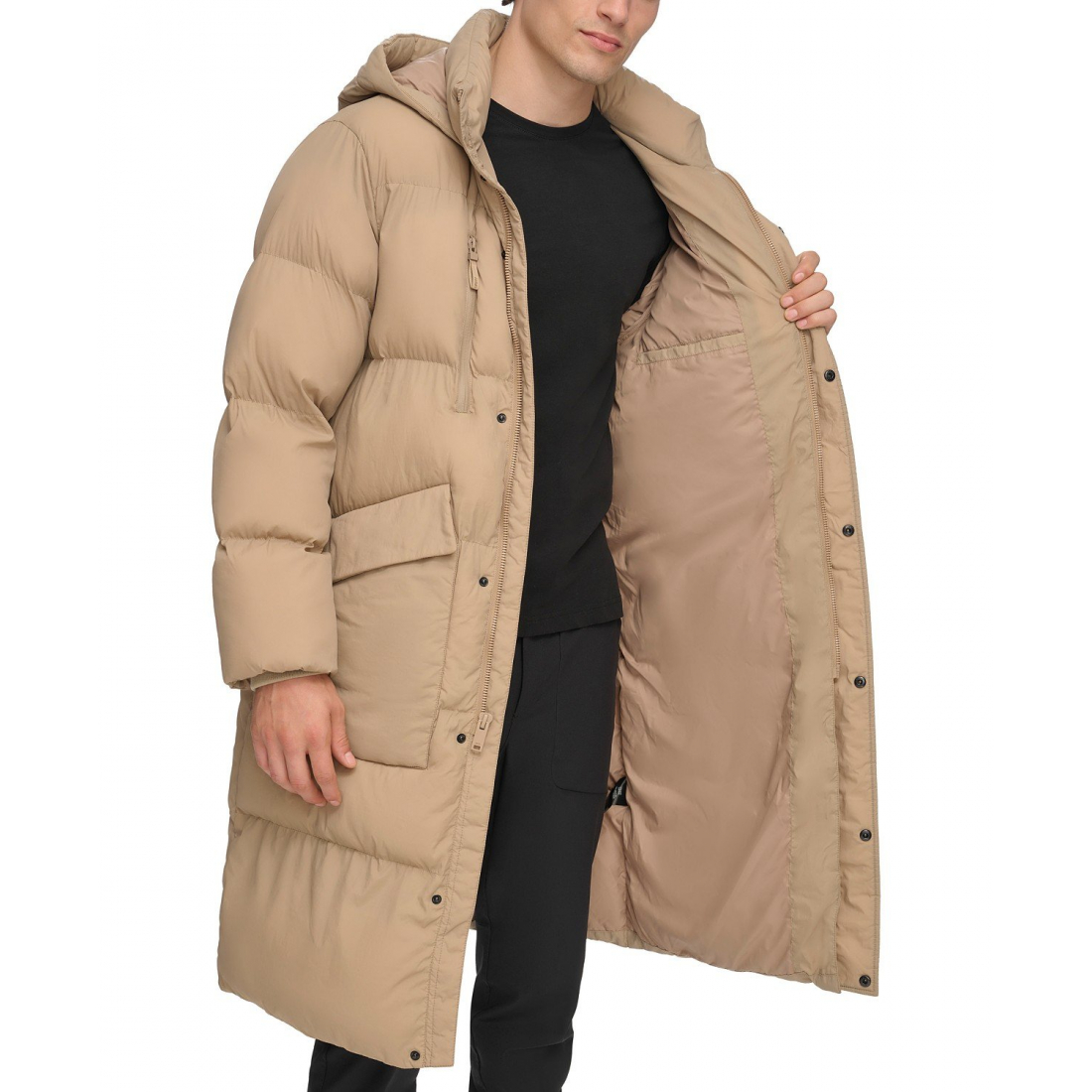 Men's 'Quilted Hooded Duffle' Parka