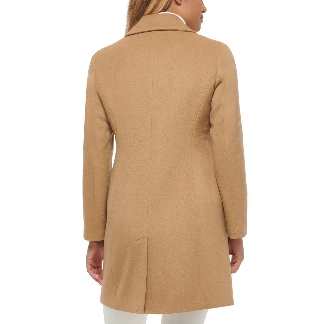 Women's 'Single-Breasted Wool Blend Coat' Coat