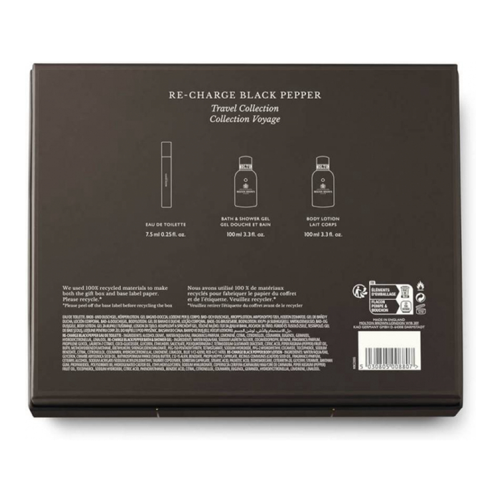 Coffret Cadeau 'Re-charge Black Pepper' - 3 Pièces