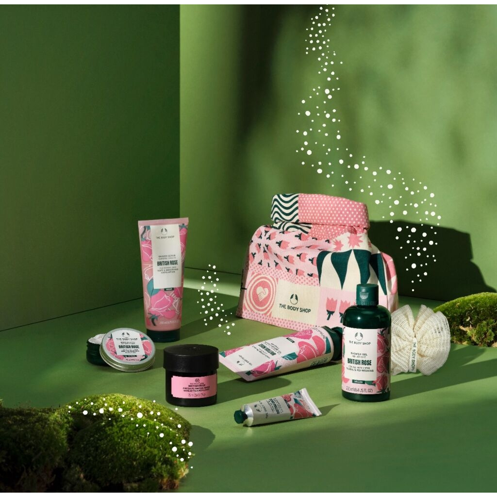 'Ultimate British Rose' Body Care Set - 8 Pieces