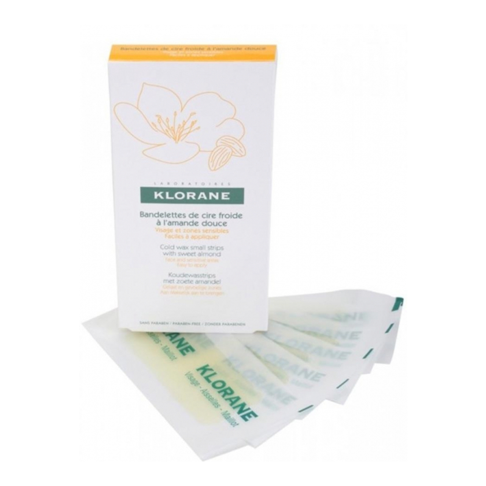 Bandelettes de Cire Froide à L'Amande Douce - 6 Pièces