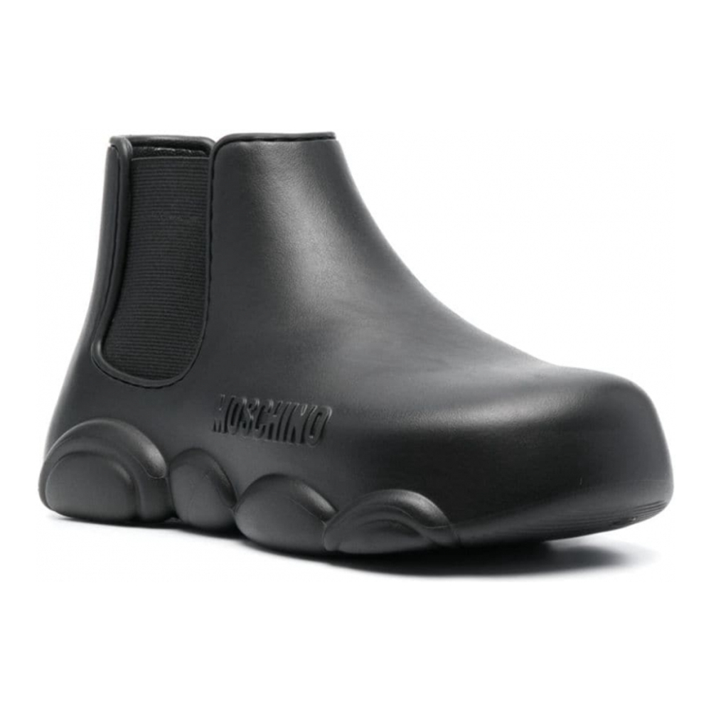 Women's 'Gummy Logo-Embossed' Ankle Boots