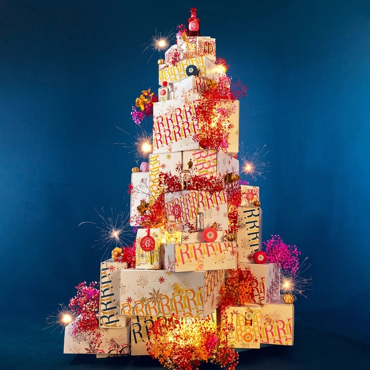 'Rose Soothing Scented Water Xmas' Body Care Set - 5 Pieces