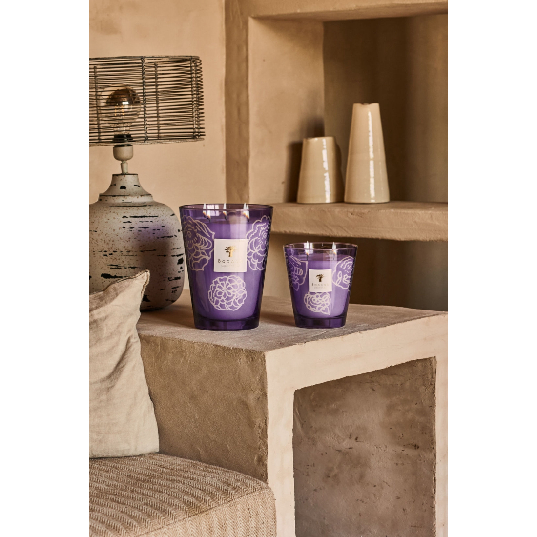 'Collectible Roses Dark Parma Max 24' Candle - 5.2 Kg