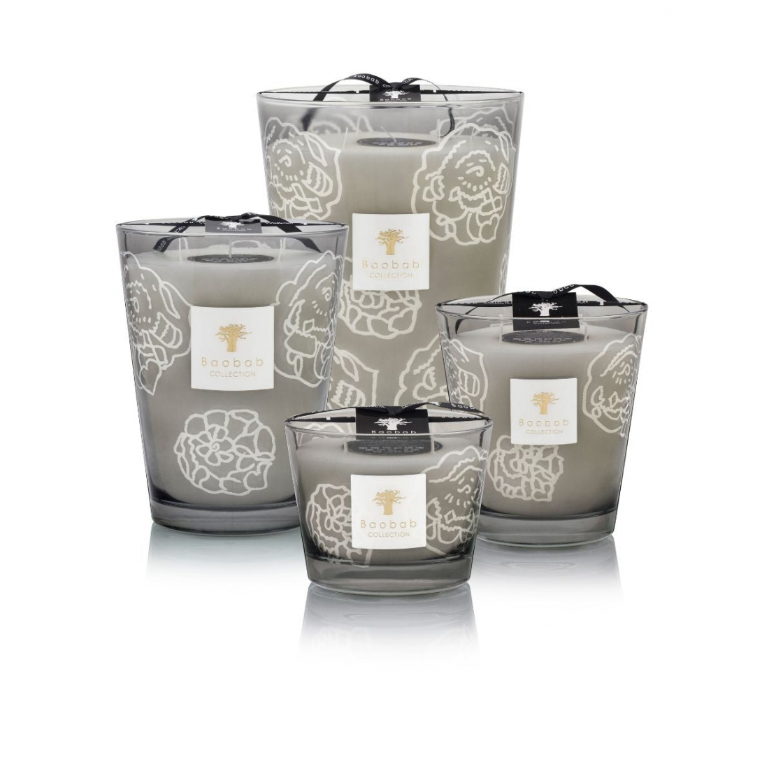 Bougie 'Collectible Roses Grey Max 24' - 5.2 Kg