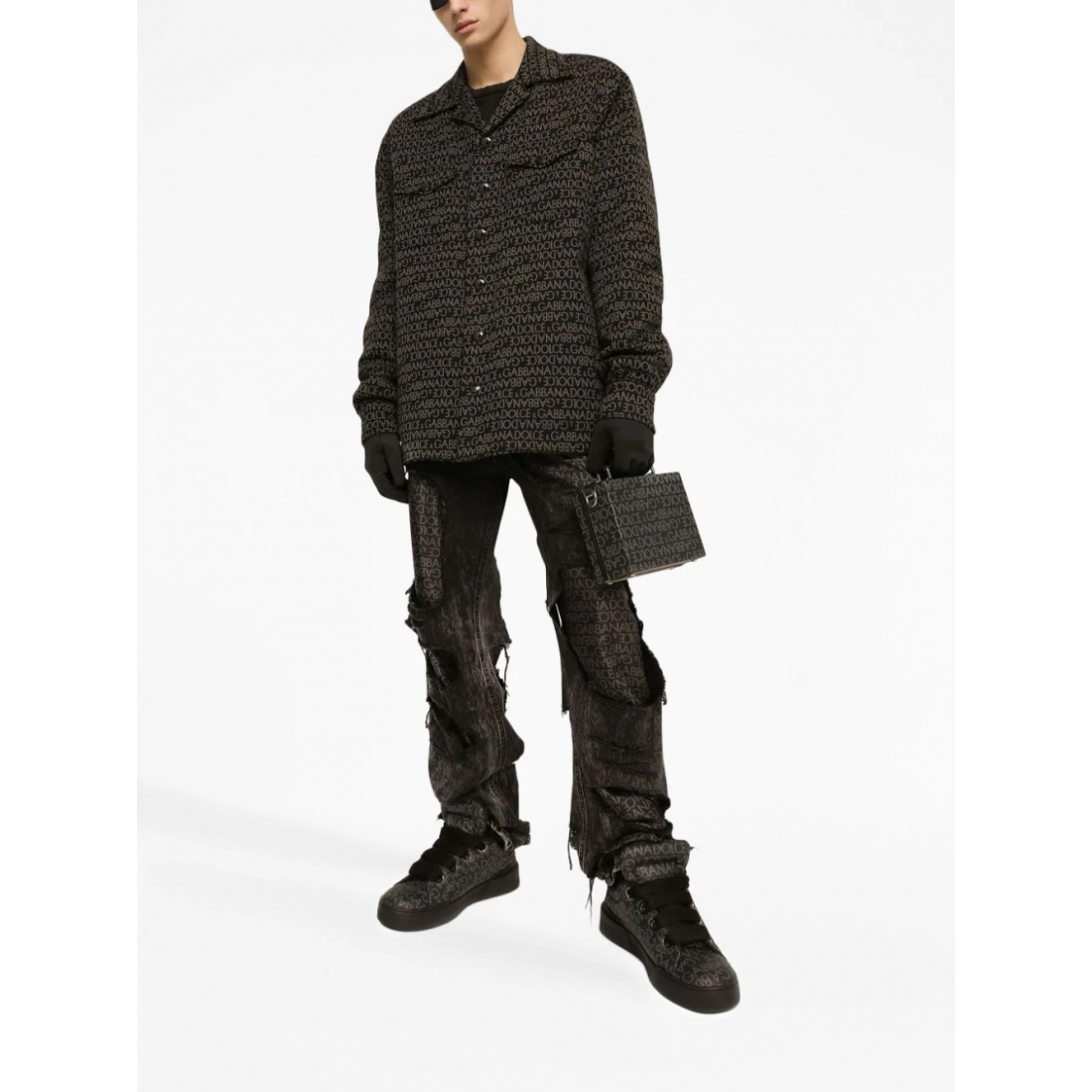 Men's 'Logoed' Overshirt