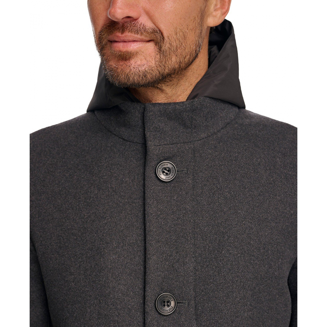 Car Coat 'Removable Hood Button' pour Hommes