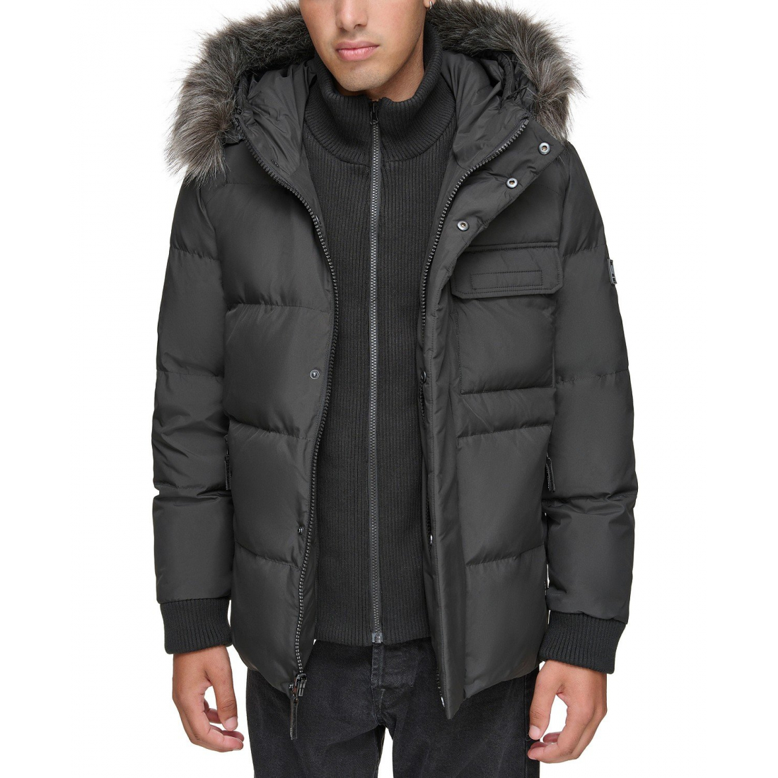 Men's 'Nisko Short Channel Quilted' Puffer Jacket