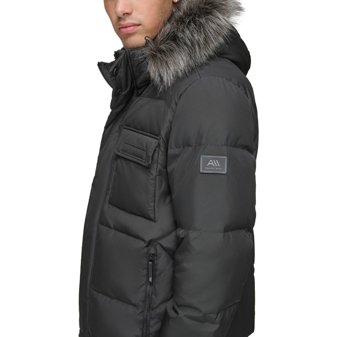Men's 'Nisko Short Channel Quilted' Puffer Jacket
