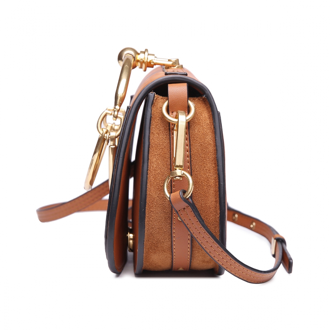 Gross Schultertasche aus Leder