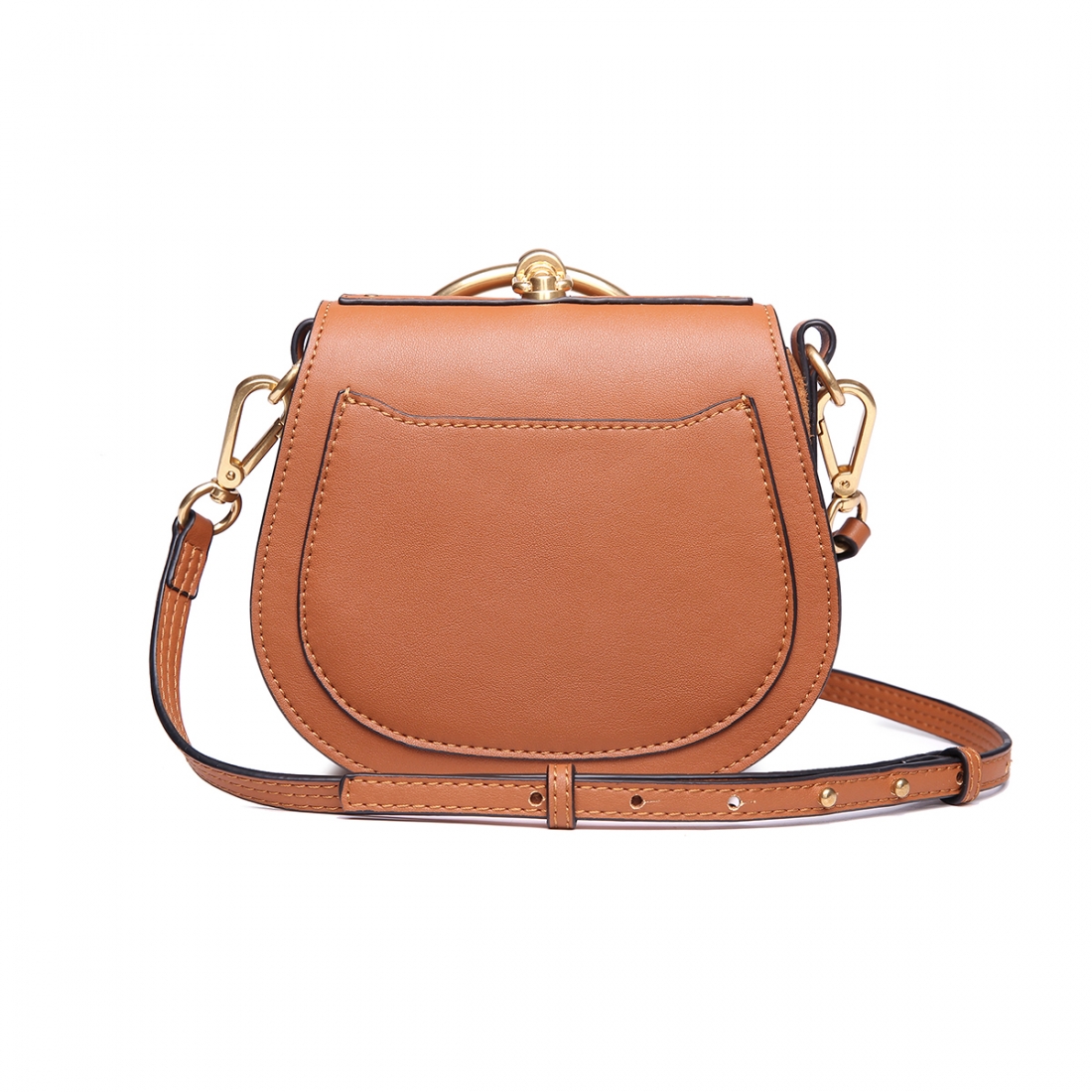 Gross Schultertasche aus Leder