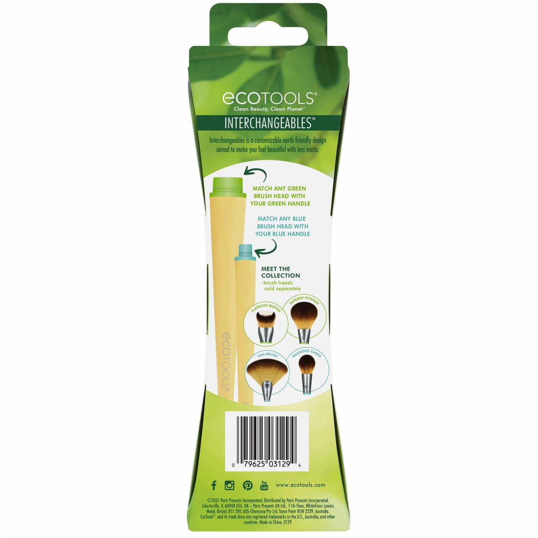 'Interchangeables Duo' Make-up Brush Set - 2 Pieces