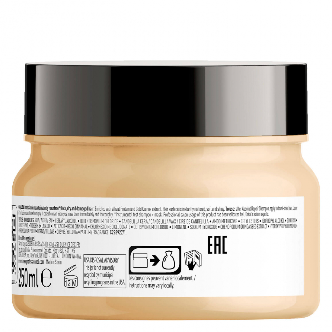 Masque capillaire 'Absolut Repair' - 250 ml