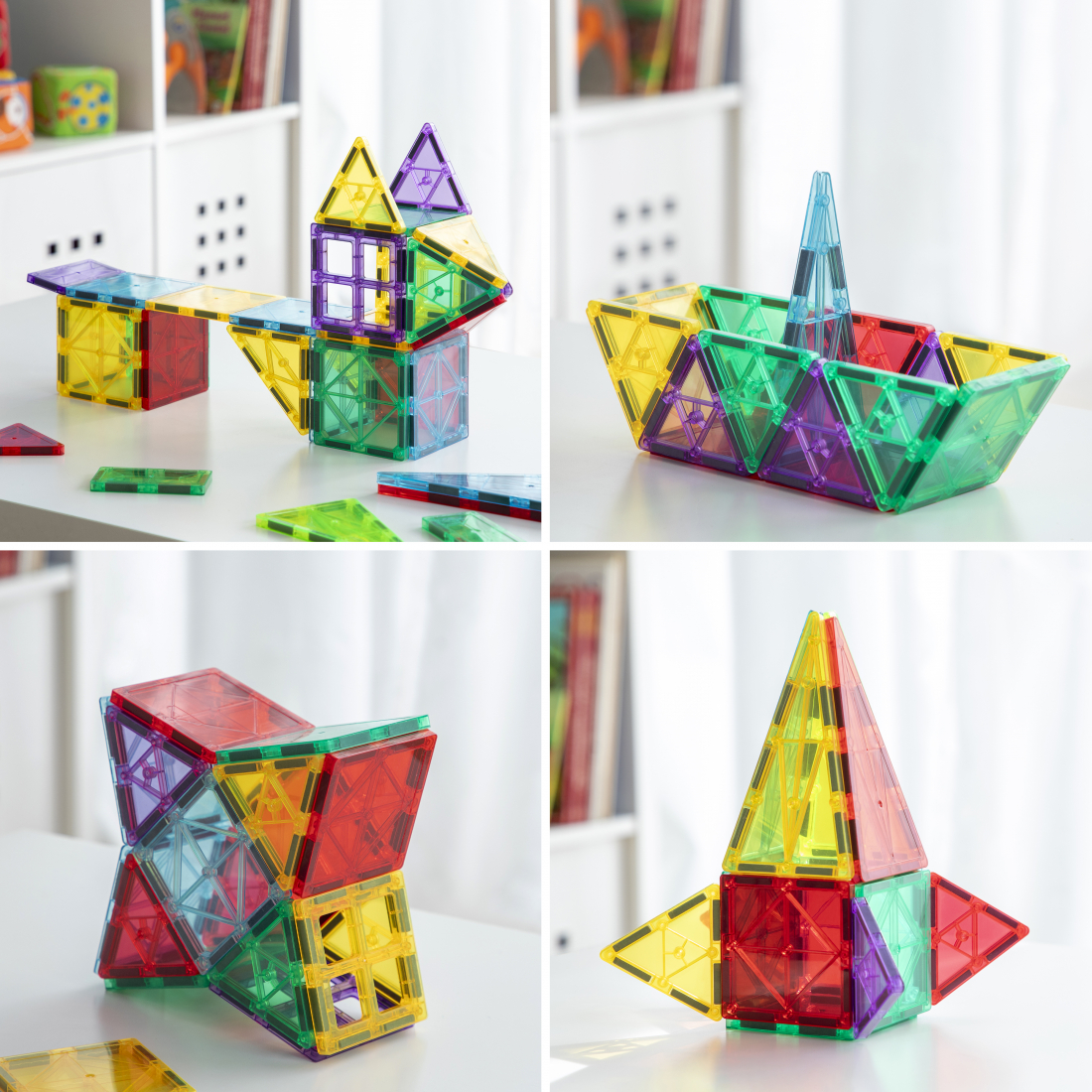 Magnetische 3D-Bausteine Magoks - 57 Stücke