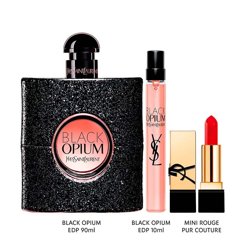 'Black Opium' Coffret de parfum - 3 Pièces