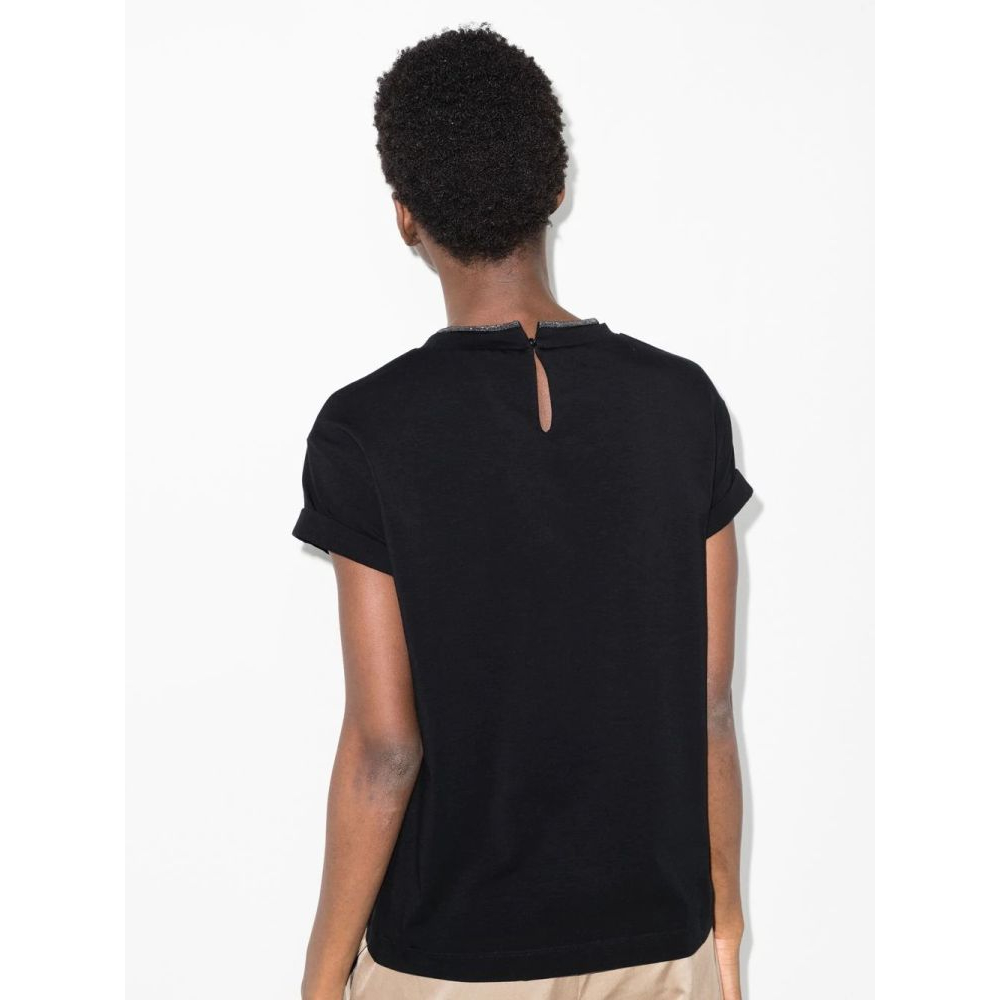 T-shirt 'Monili Chain Embellished' pour Femmes