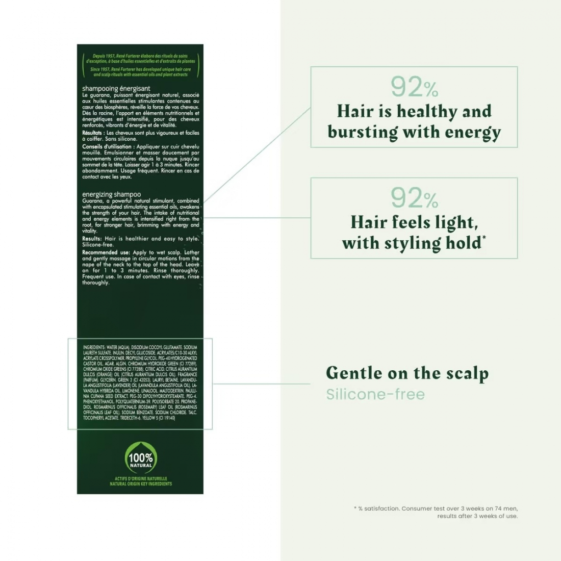 'Forticea Shampooing Energisant Stimulant Anti-Chute' - 200 ml