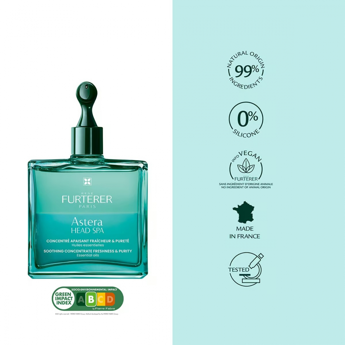 Head Spa Astera Concentré Apaisant Fraîcheur & Pureté - 50 ml